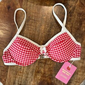 Strawberry Milk Mob Bikini Top
